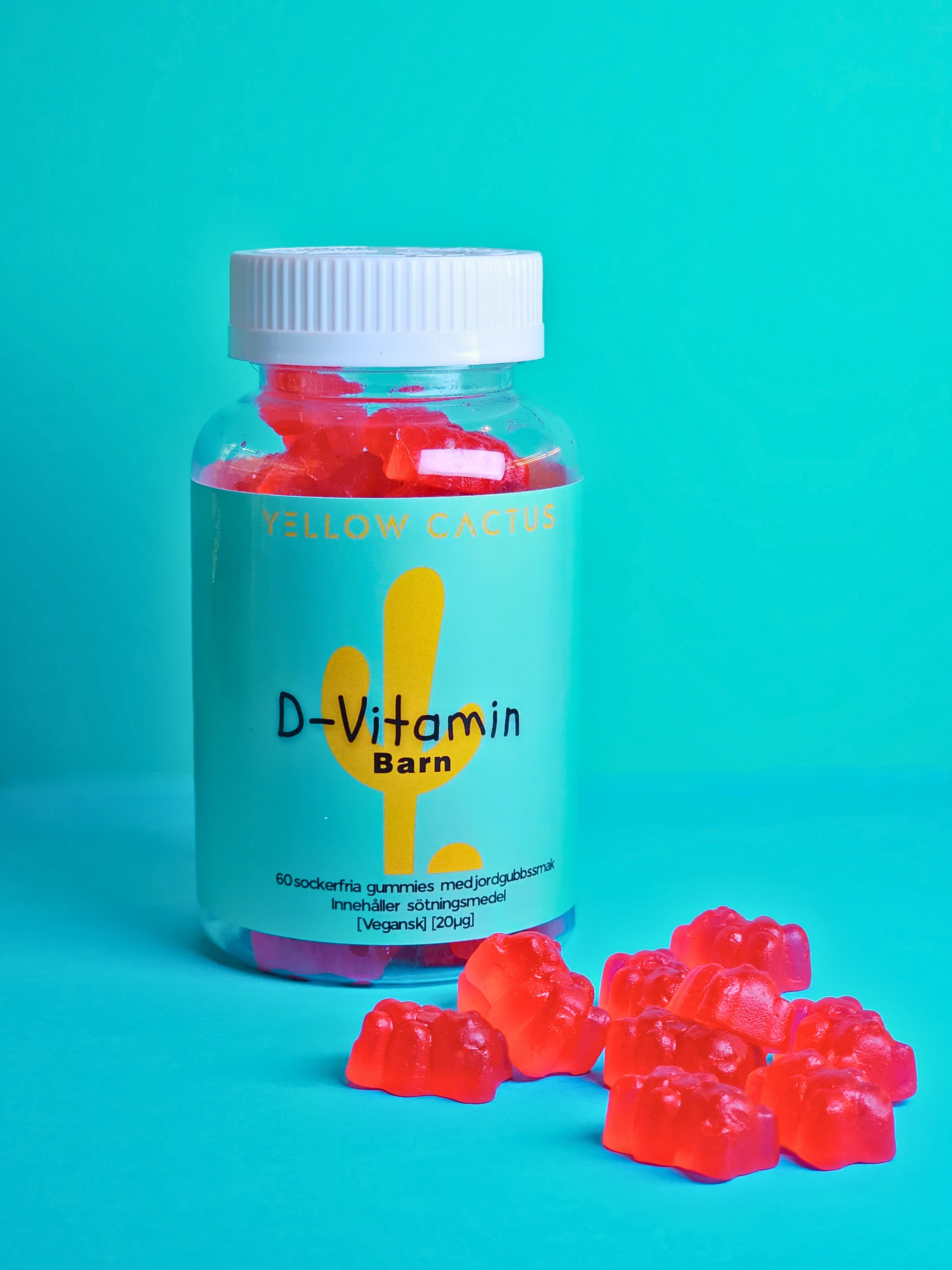 D3-vitamin (Barn) Jordgubbssmak