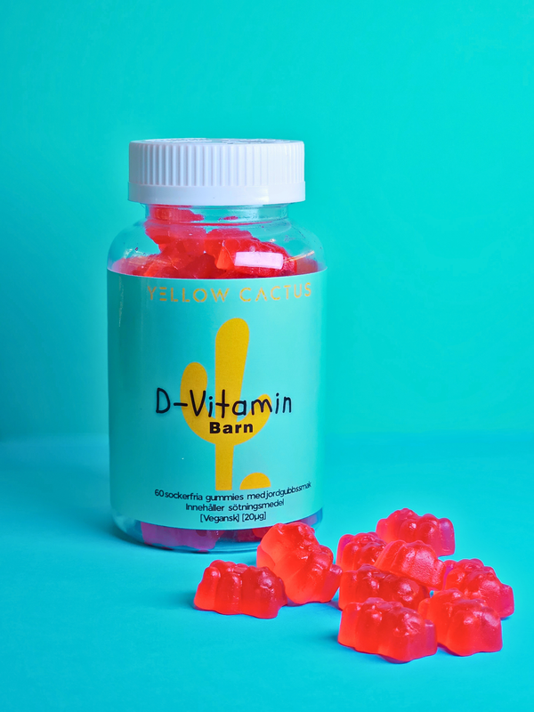 D3-vitamin (Barn) Jordgubbssmak